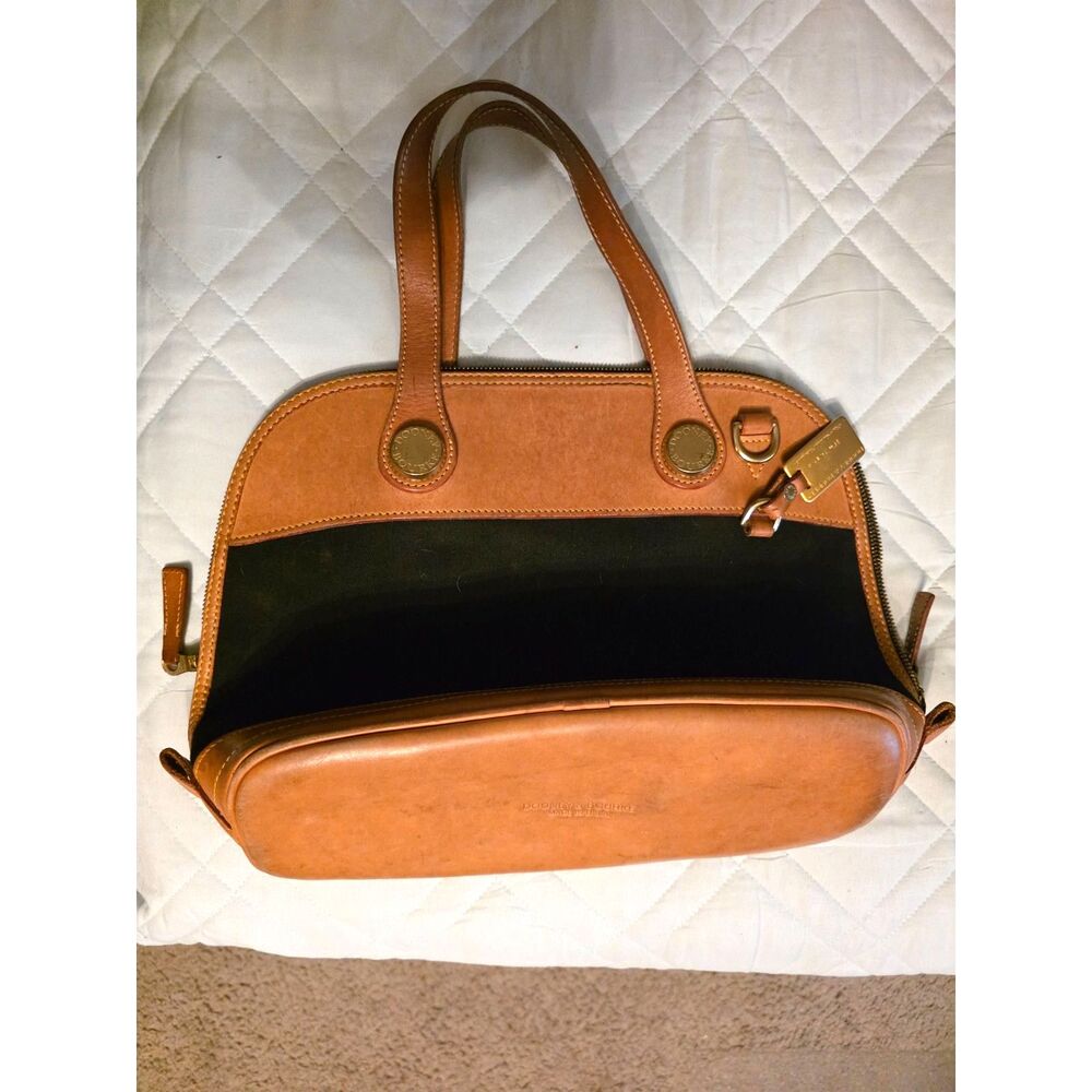 Vintage Dooney & Bourke Cabriolet Domed Zip-Zip Satchel - Picture 3 of 12